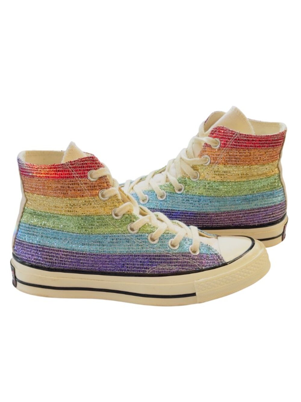 Miley Cyrus x Converse 70 Hi 'Pride' Chuck Taylor All Star High-Top Sneakers Uni - Picture 9 of 9